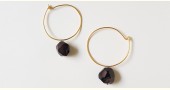Tinted Oceans ✺ Stone Jewelry ✺ Black stone loop earrings { 18 }